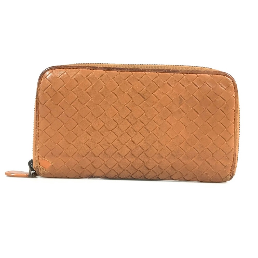Bottega Veneta Vintage Luxury Intrecciato Leather Wallet